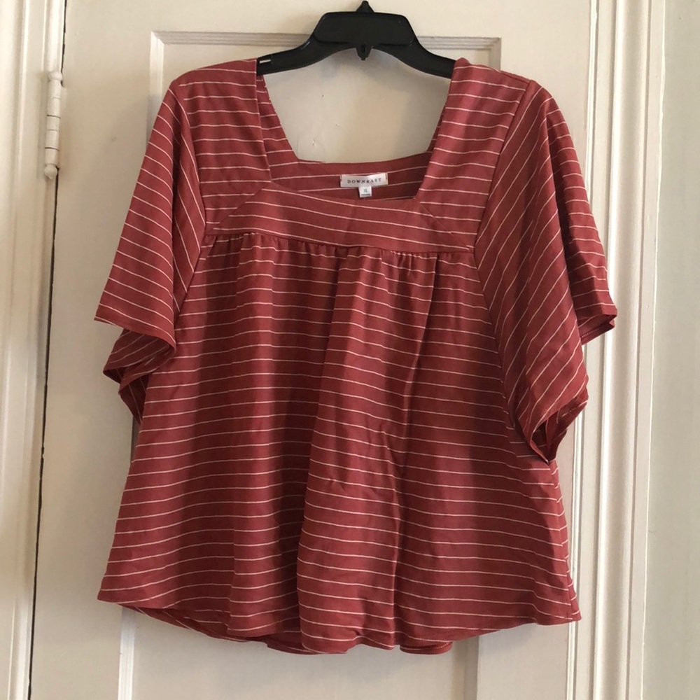 Down East Short Sleeve Blouse